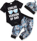 Newborn Baby Boy Romper Pants Set - Cute Letter Print Outfit