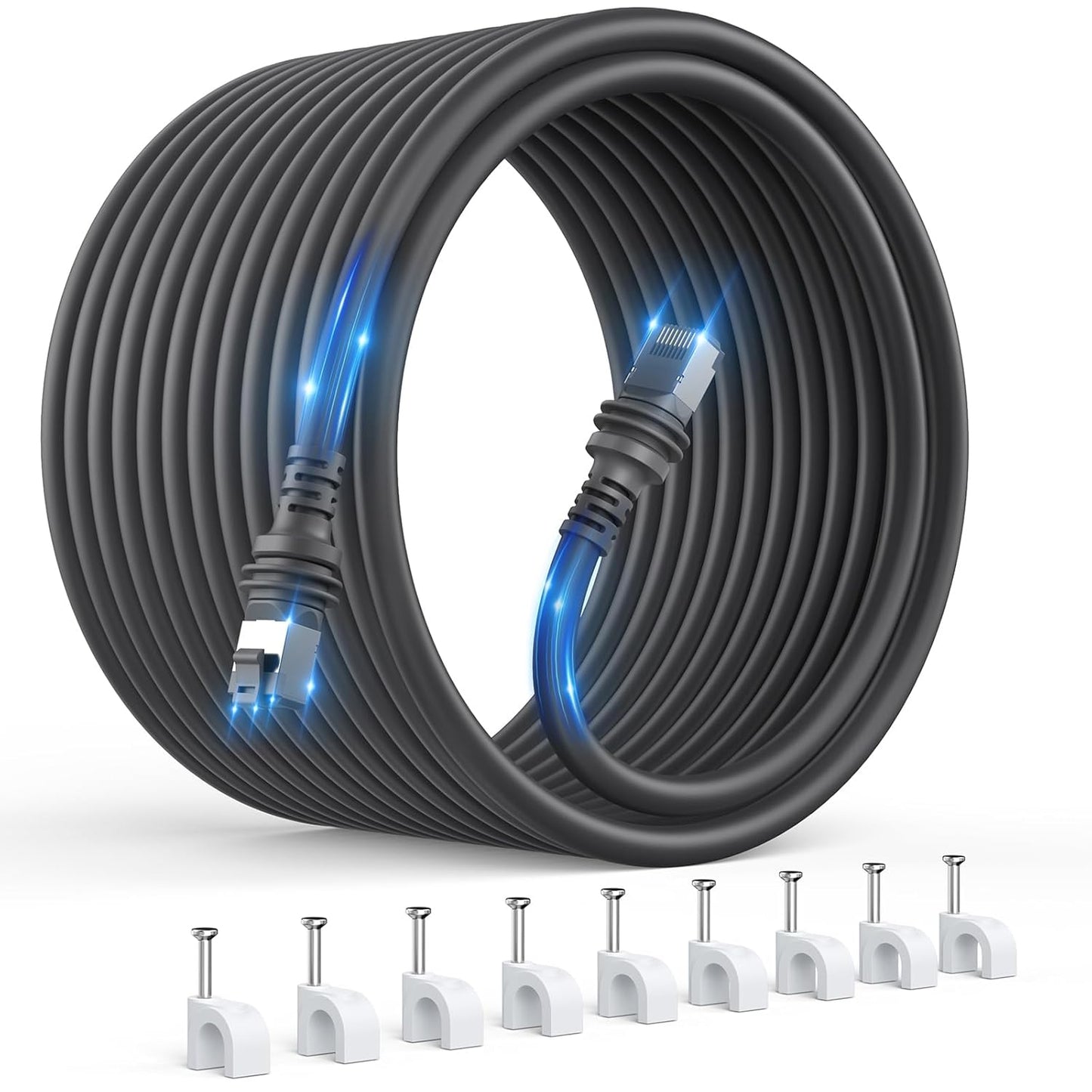 150FT Waterproof Ethernet Cable for Starlink