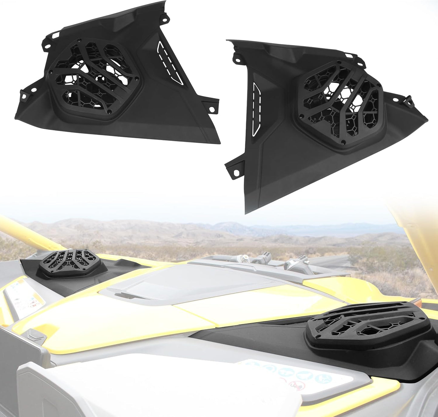 Front Dash Speaker Pods for 2024+ Can-Am Maverick R Models