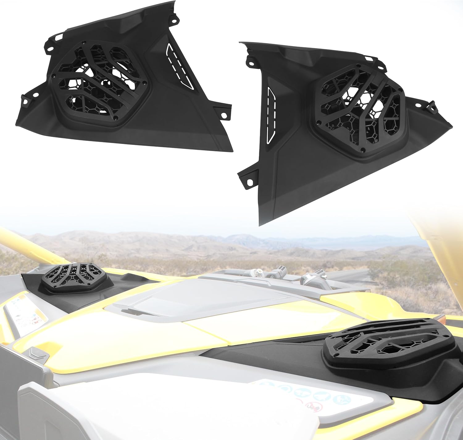 Front Dash Speaker Pods for 2024+ Can-Am Maverick R Models