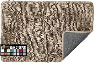 Gorilla Grip Soak Stopper Indoor Doormat for Muddy Paws