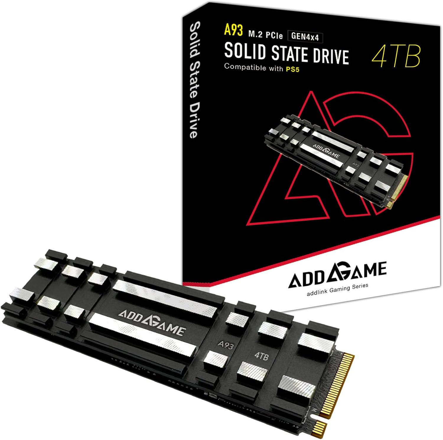 Addlink A93 4TB Storage Expansion for PS5 with Heatsink