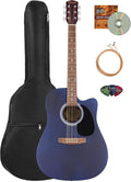 Fender FA Series Dreadnought Acoustic-Electric Guitar - Saphire Blue