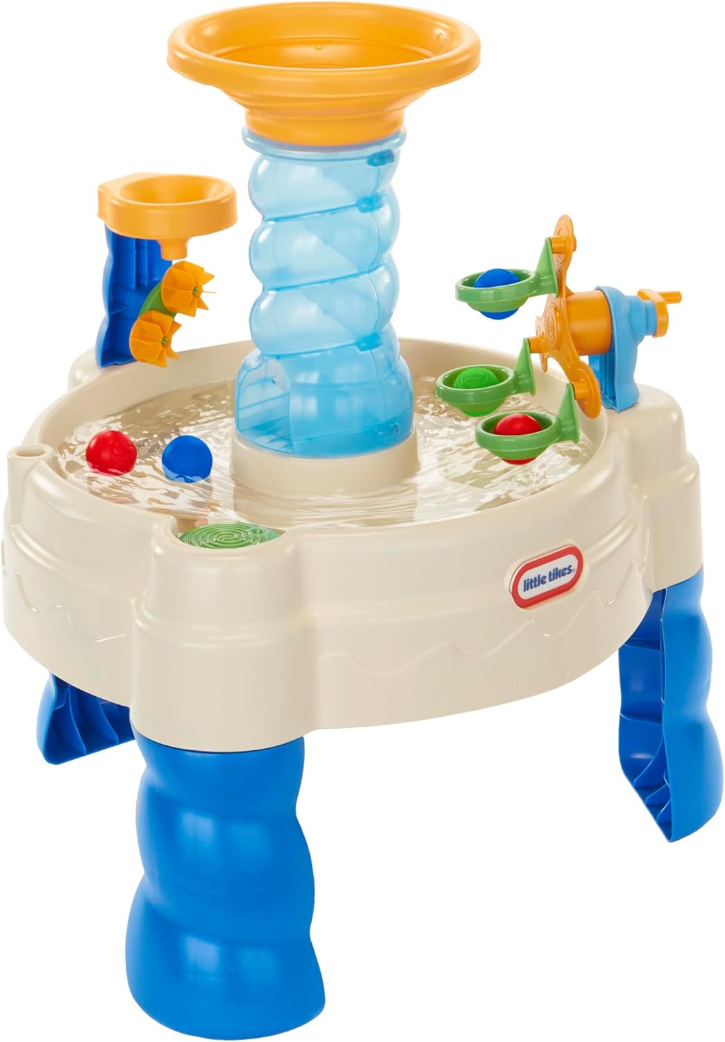 Little Tikes Spiralin' Seas Waterpark Play Table for Kids Fun