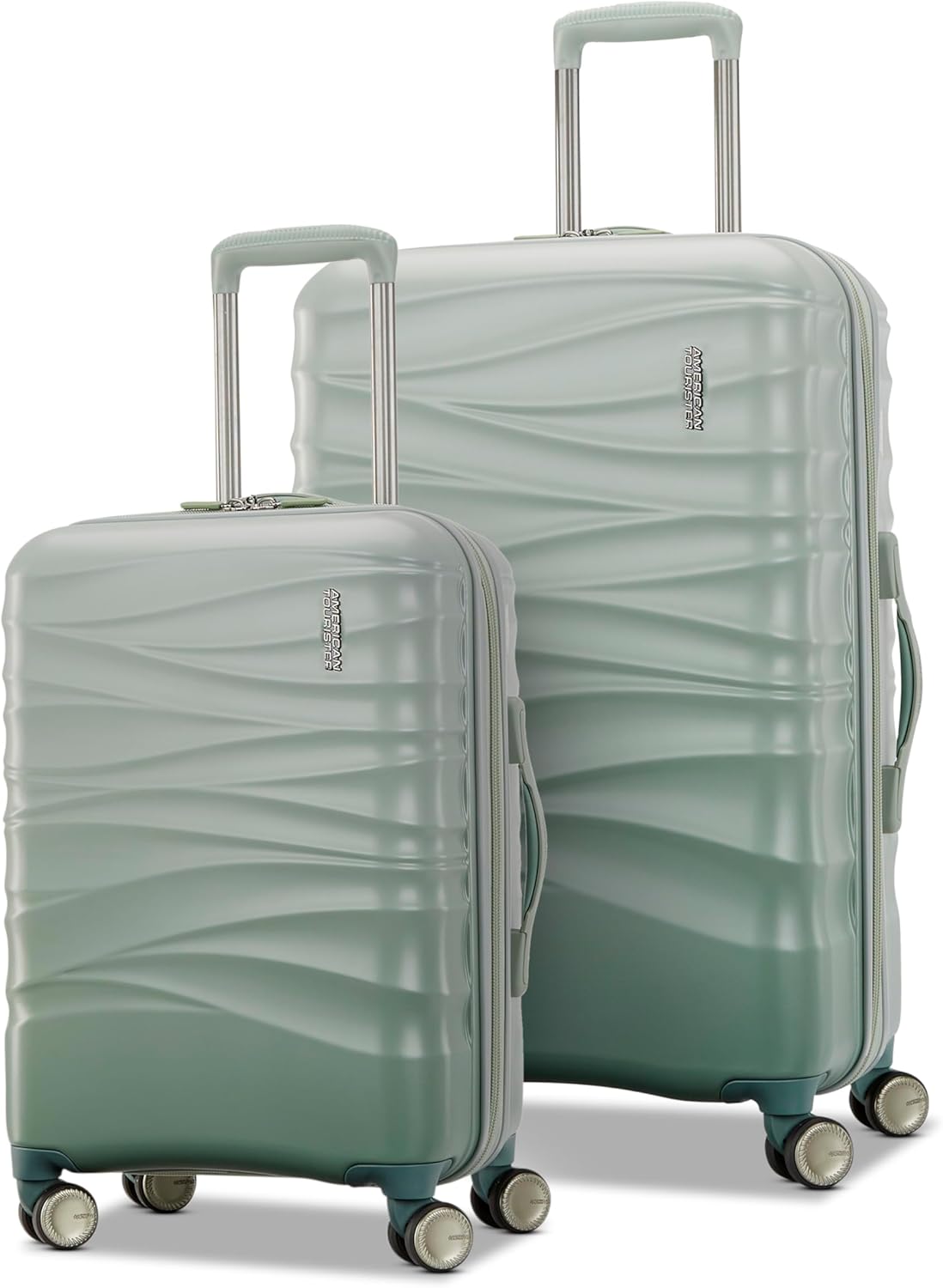 Cascade Hardside Luggage Set with Spinner Wheels for Travel