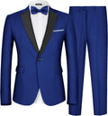 MAGE MALE Men's 2 Piece Suit Slim Fit Wedding Tuxedo Set