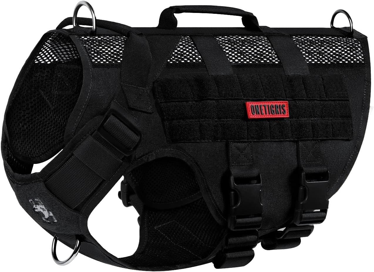 OneTigris No Pull Dog Harness for Small Dogs - Tactical Mesh Design