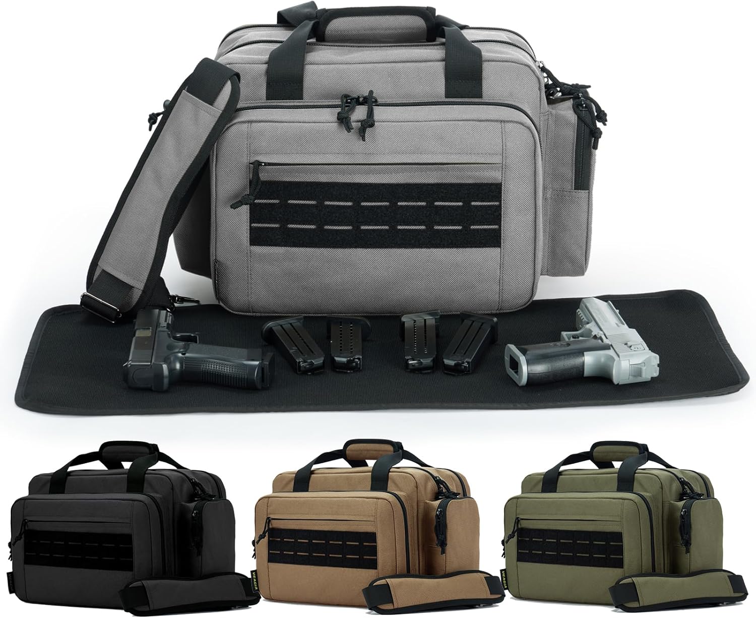 VEAGIA Range Bag for Handguns and Ammo Pouch - Durable Design
