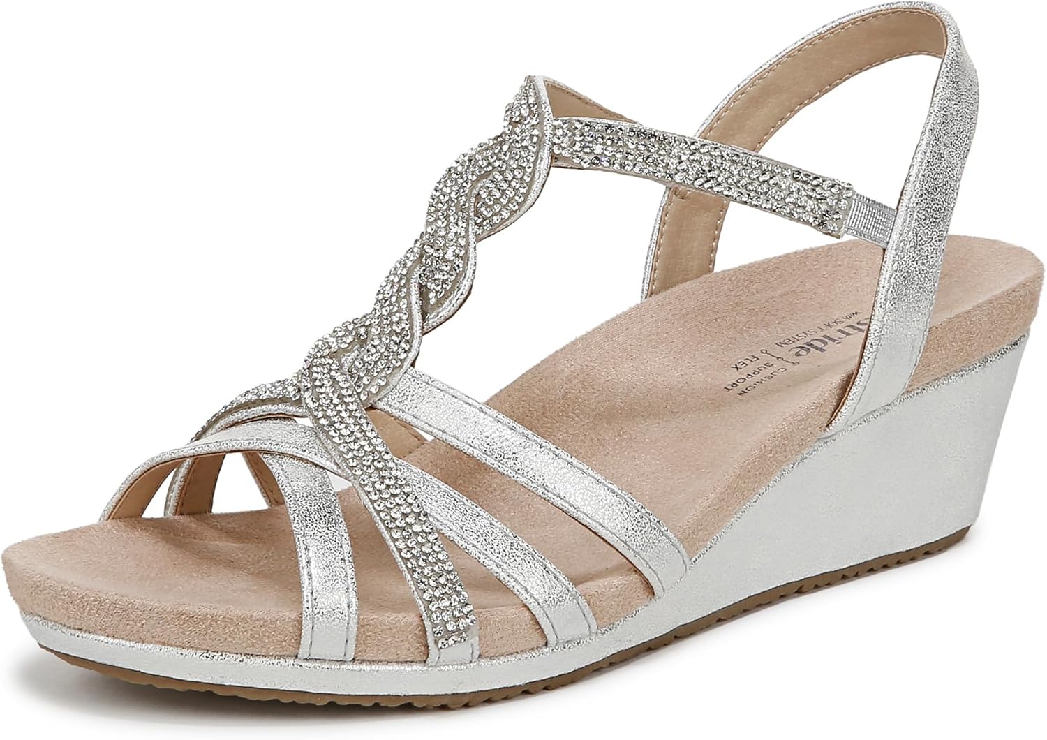 LifeStride Women's Miami Wedge Sandal for Ultimate Comfort