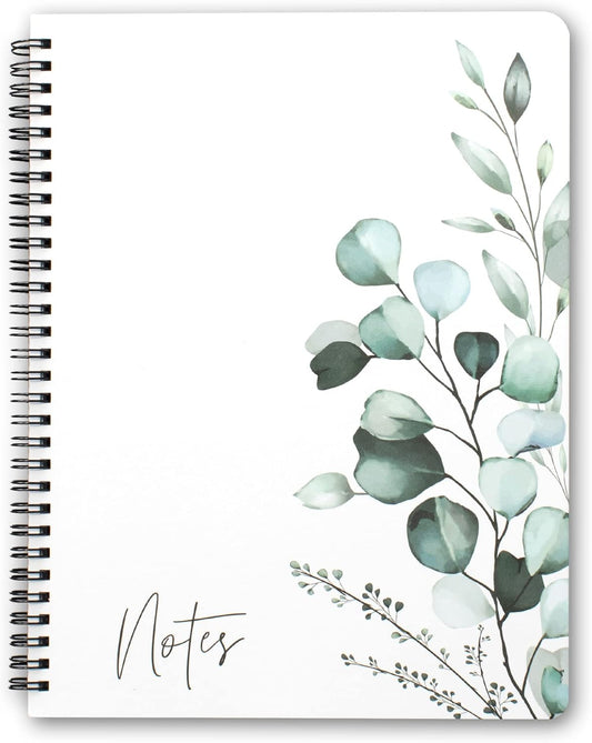 ZICOTO Cute Greenery Spiral Notebook - Stay Organized at Work!