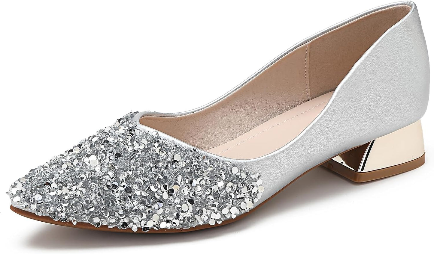 Women's Closed Toe Chunky Heels for Comfort and Style