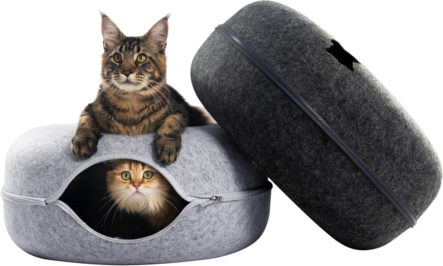 CATTASAURUS Peekaboo Cat Cave for Large Cats and Dogs