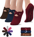 NEWZILL Non-Slip Yoga Socks - Secure Grip & Comfort