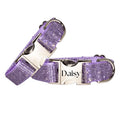 Rhinestone Bling Dog Collar with Engraved Buckle - Sparkling ID Style