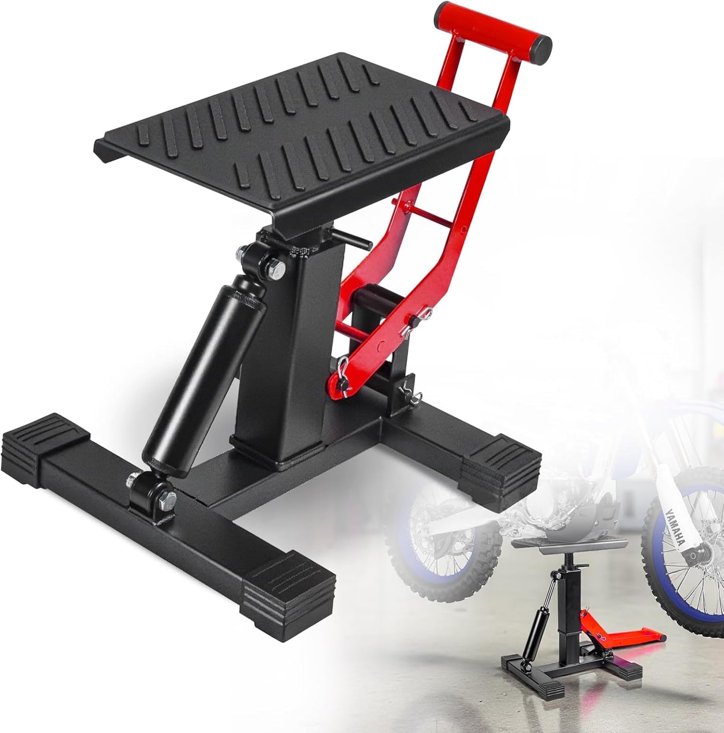 Adjustable Dirt Bike Stand with 1000LBS Capacity for Maintenance