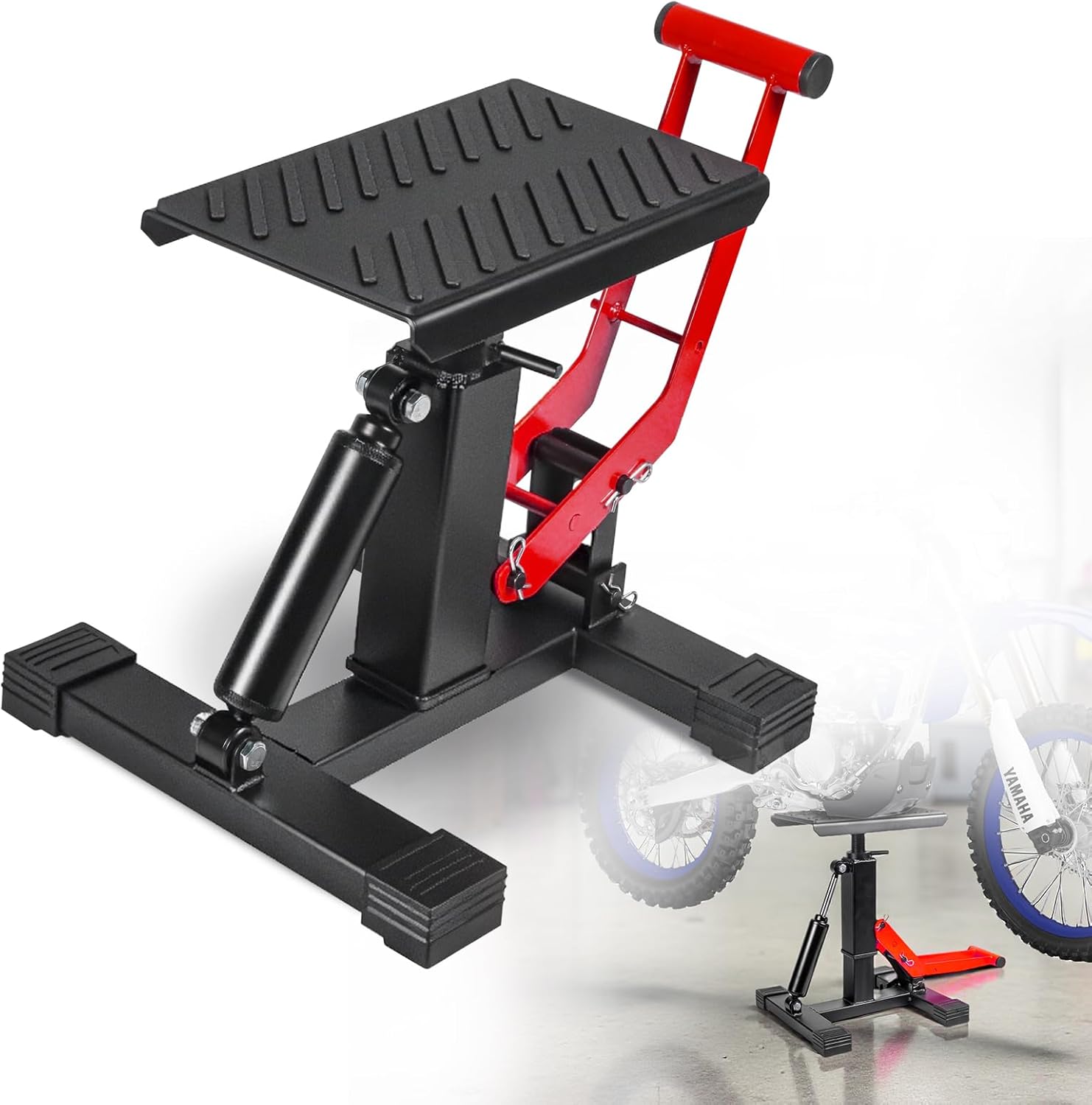 Adjustable Dirt Bike Stand with 1000LBS Capacity for Maintenance