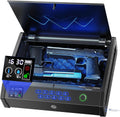 Gun Safe Biometric Pistol Safe with LCD Temp & Humidity Display