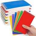 Pocket Notebook Bulk 3x5 in Mini Spiral Notepads - 18 Pack