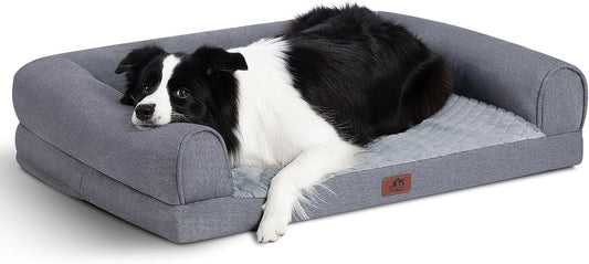 Hollypet Orthopedic Dog Bed for Large Dogs with Supportive Foam
