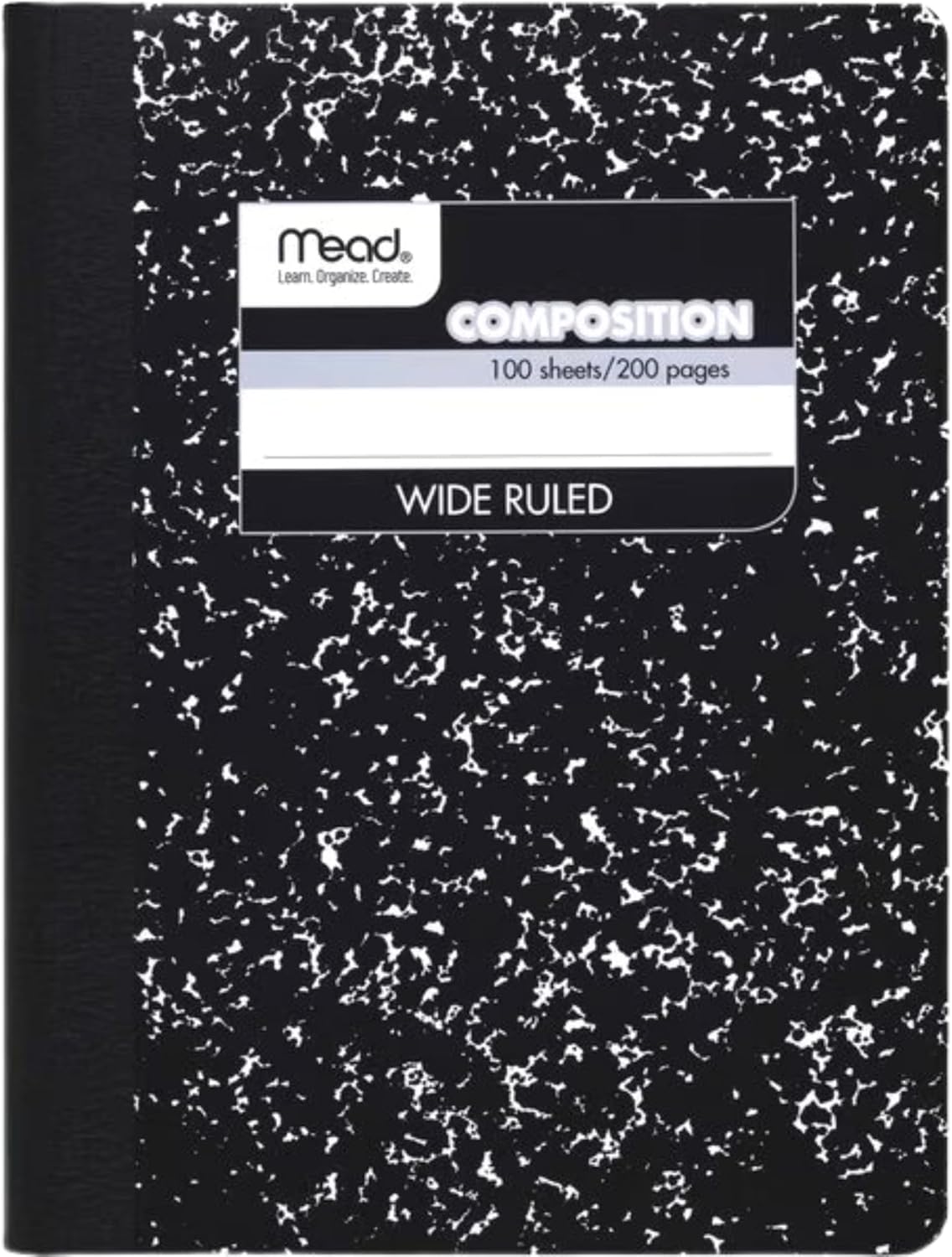 Organize with Ease: Mead Writing Journal, Wide Ruled, 100 Sheets