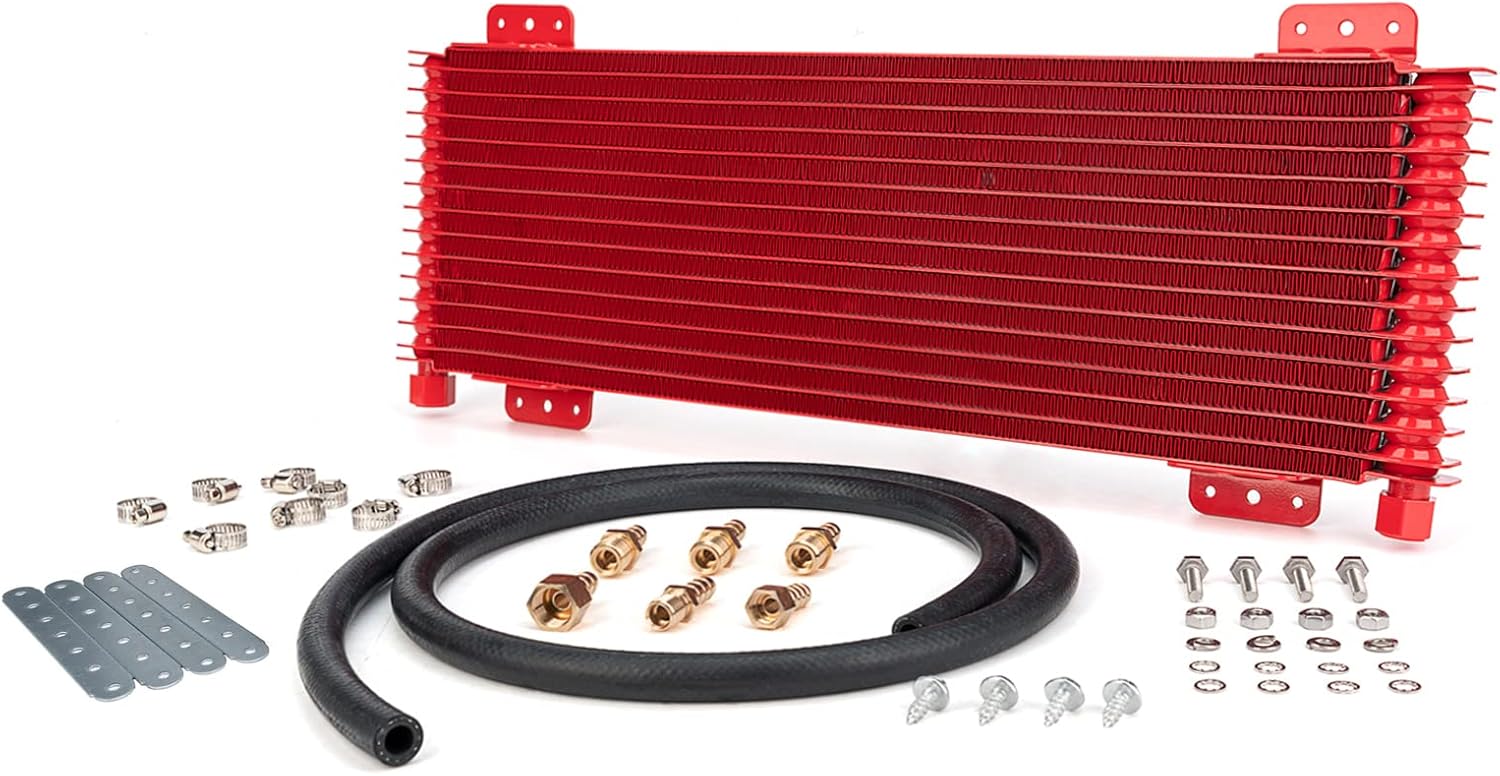 Low Pressure Drop Transmission Oil Cooler for Heavy-Duty Vehicles