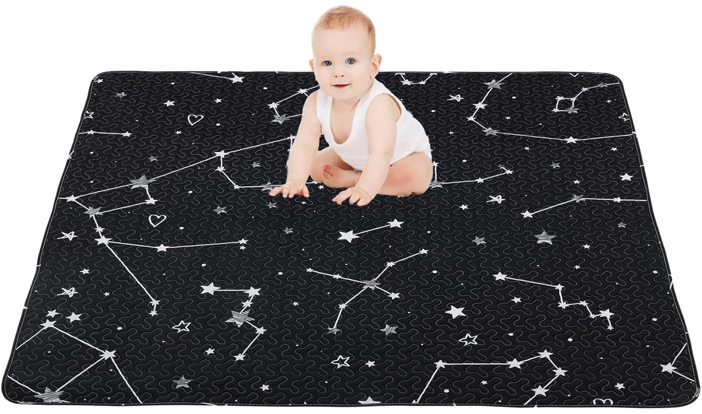 MatLeya: Large Foldable Baby Play Mat - Non Slip & Washable