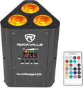 RockWedge LED 54W RGBWA+UV Par Light - Compact Wireless Uplight