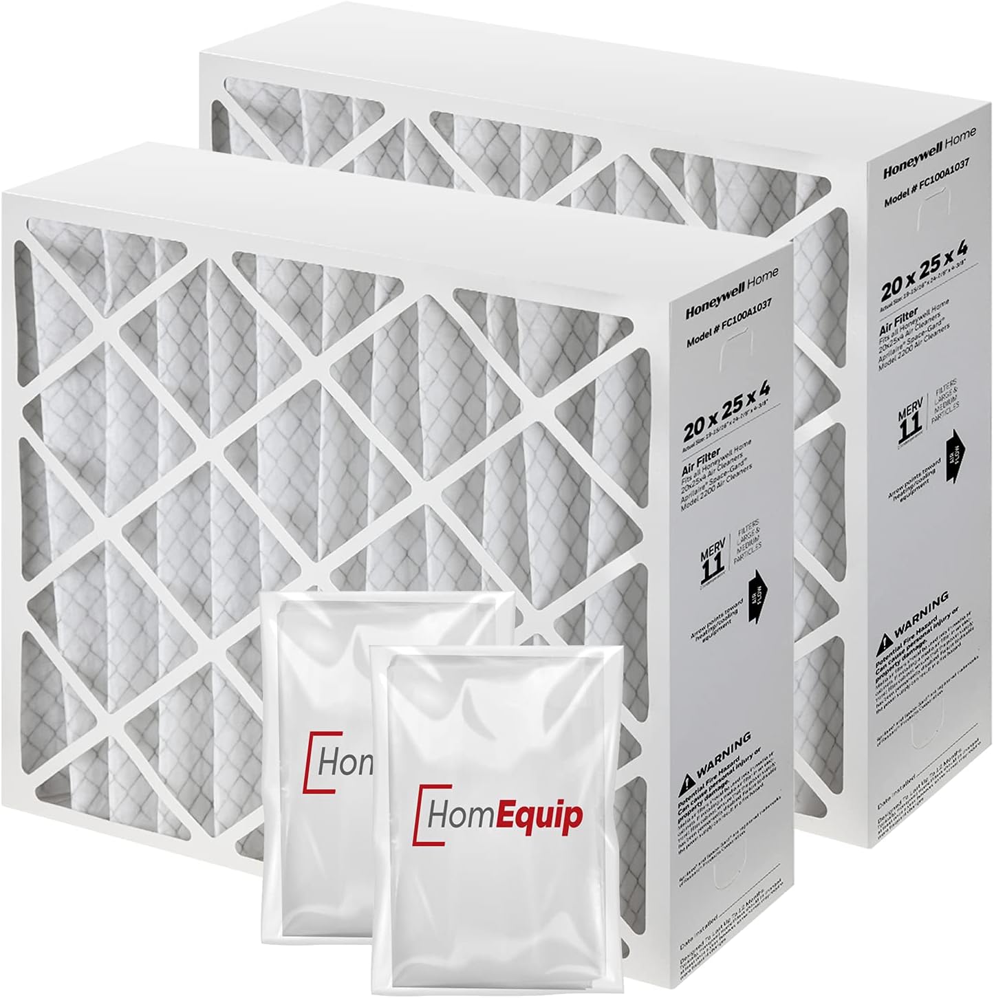 Honeywell Merv 11 Filter 2-Pack with Disposal Bag