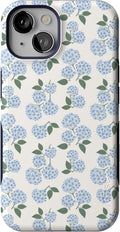 Casely iPhone 14 Case Nantucket Cottage Blue Hydrangea - Bold