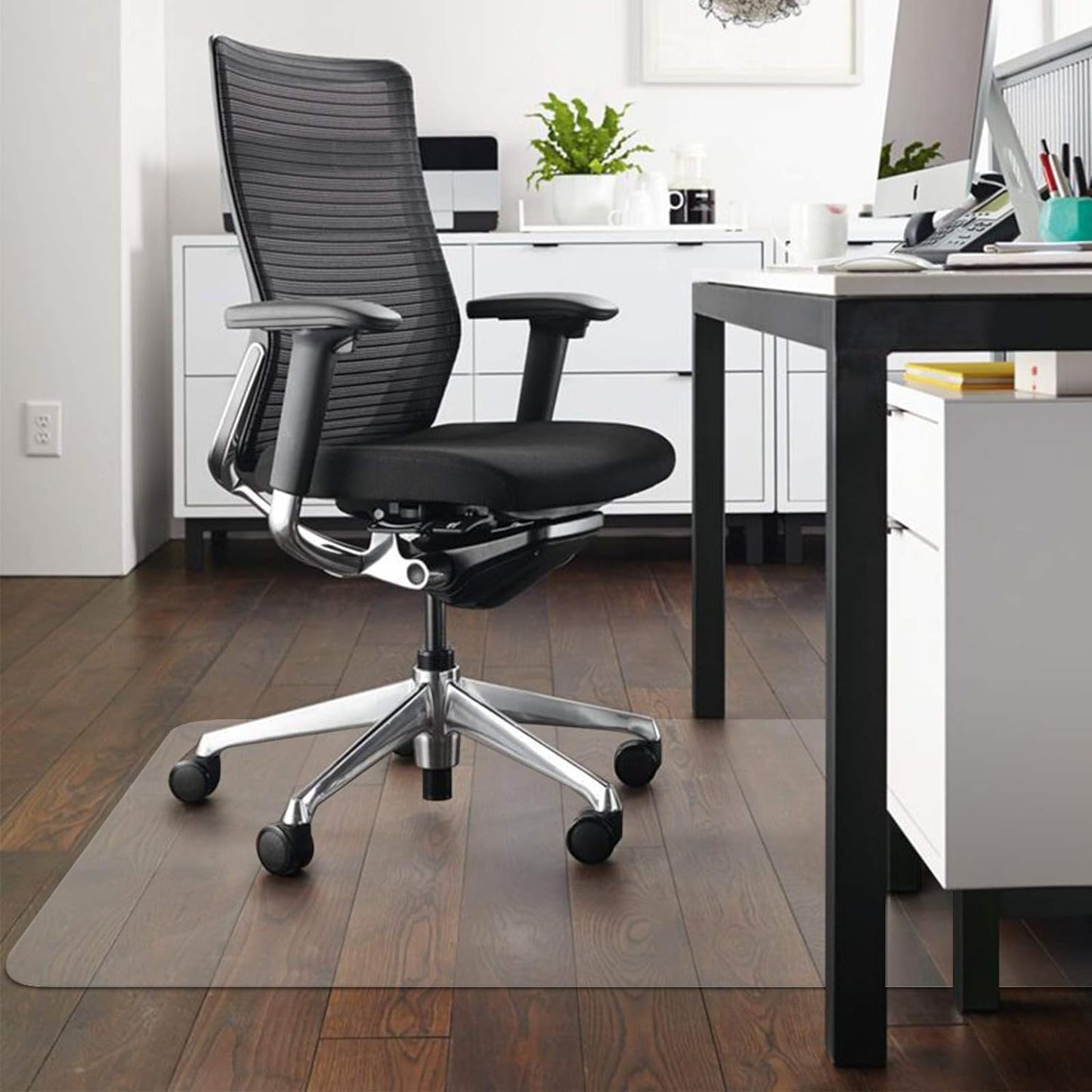 Azadx Office Chair Mat for Hardwood Floor Protection and Glide