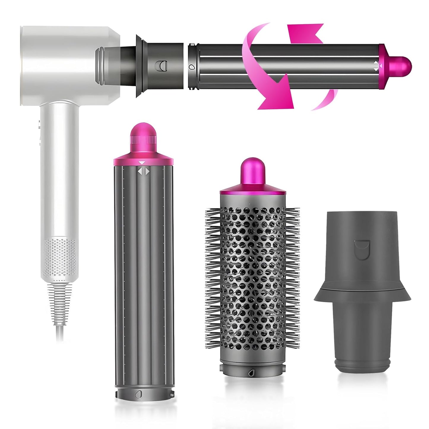 Dyson Hair Curlers 40MM Long Curling Brush Attachment