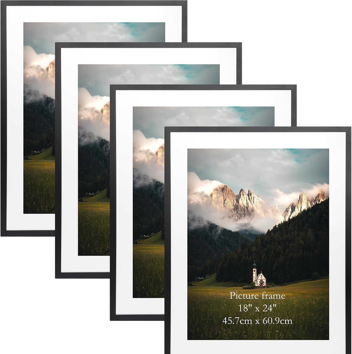 Giftgarden 18x24 Poster Frame Set of 4 for Stylish Display