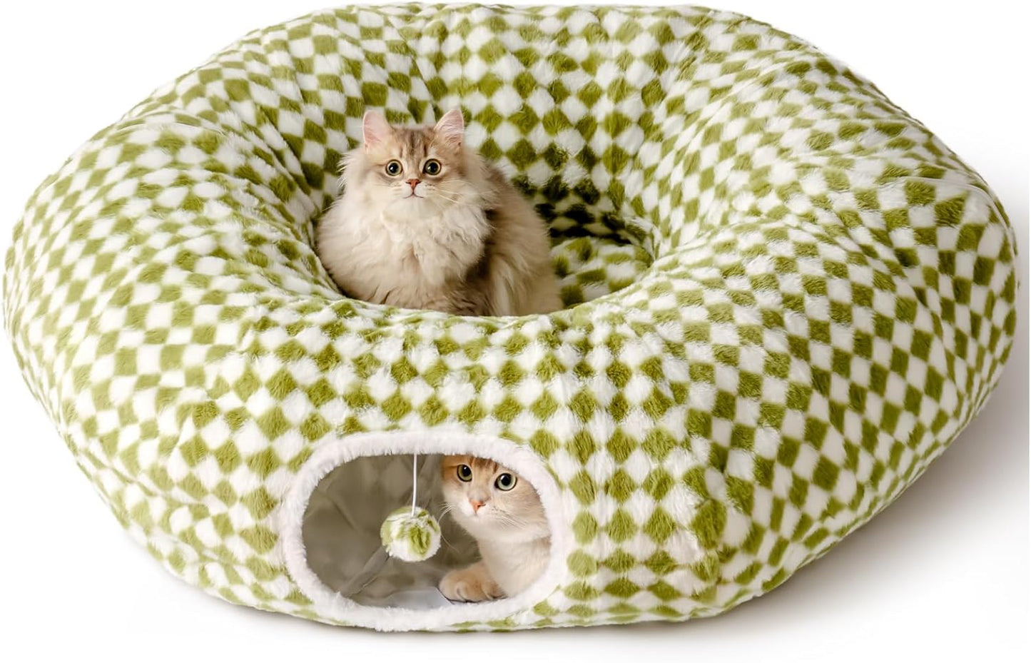 MEWOOFUN Cat Tunnels for Indoor Cats - Fun & Cozy Play Bed
