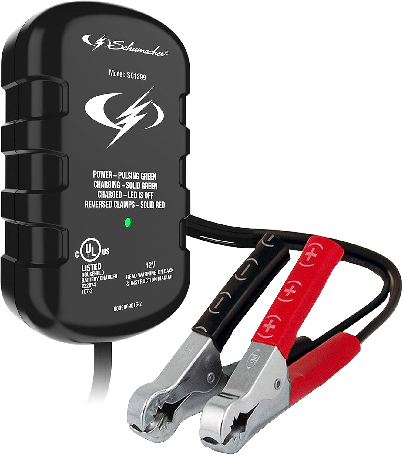 Schumacher Electric 2-in-1 Battery Charger, Fully Automatic