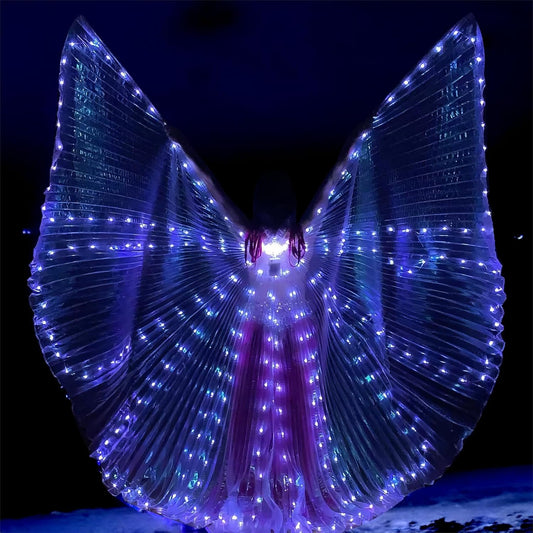 LED Wings for Halloween and Cosplay - Light Up Butterfly Wings