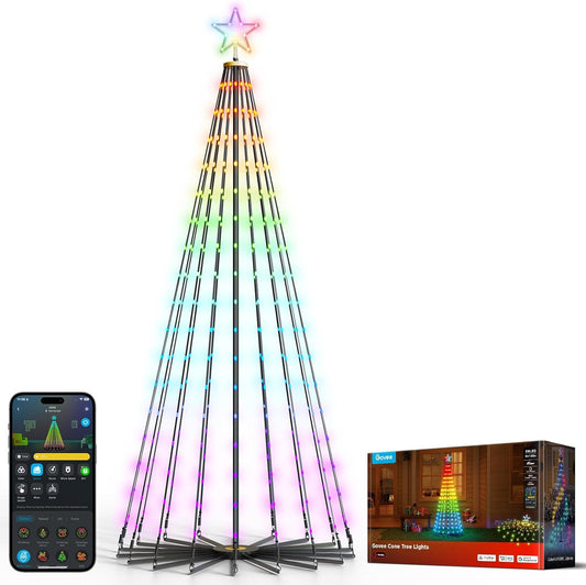 Govee Christmas Cone Tree Lights for Stunning Holiday Decor