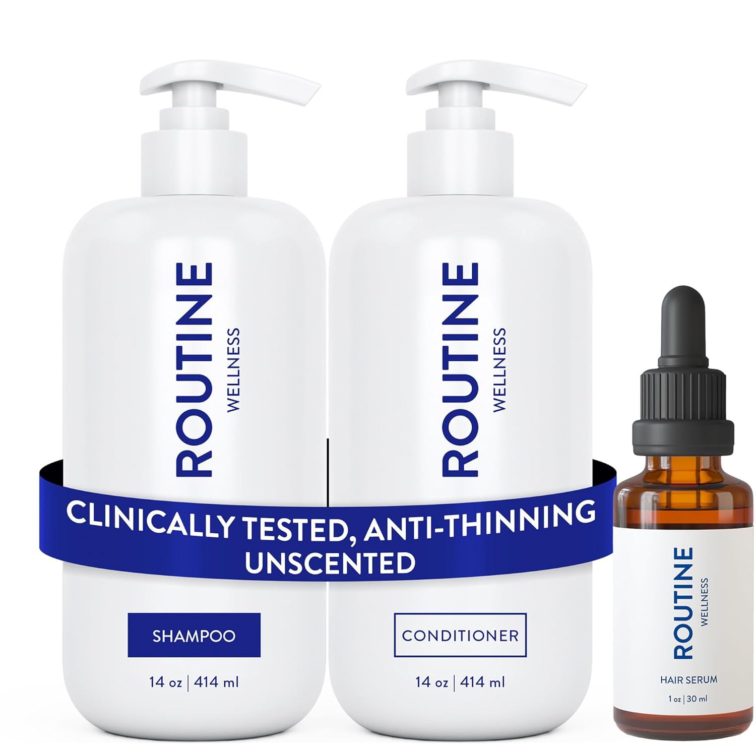 Routine Wellness Shampoo and Conditioner Set for Thinning Hair