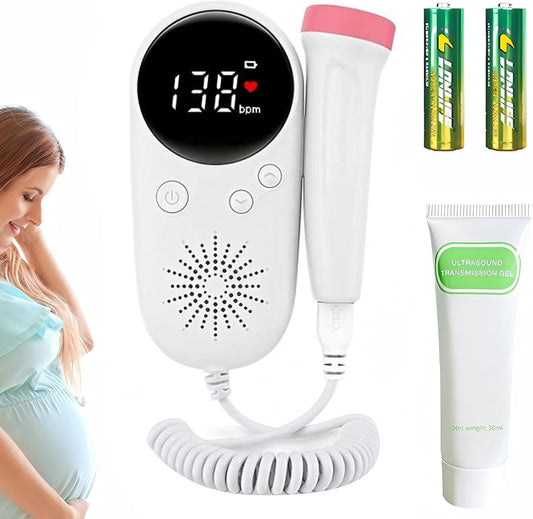 Fetal Heartbeat Doppler Portable Baby Monitor for Easy Use