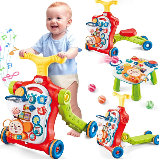 5-in-1 Baby Walker - Promotes Early Walking