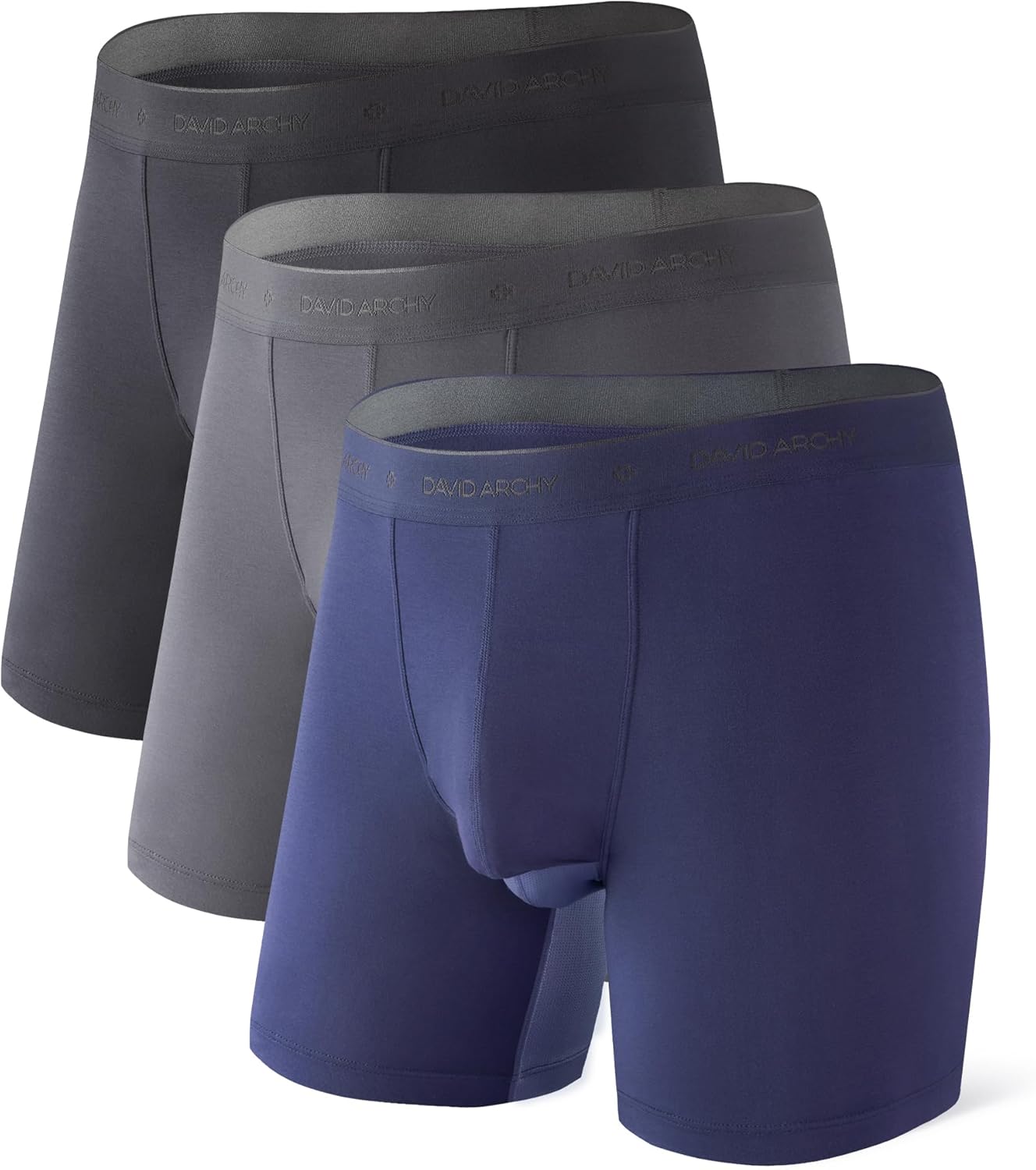 Ultra Soft Modal Dual Pouch Trunks for Men by DAVID ARCHY