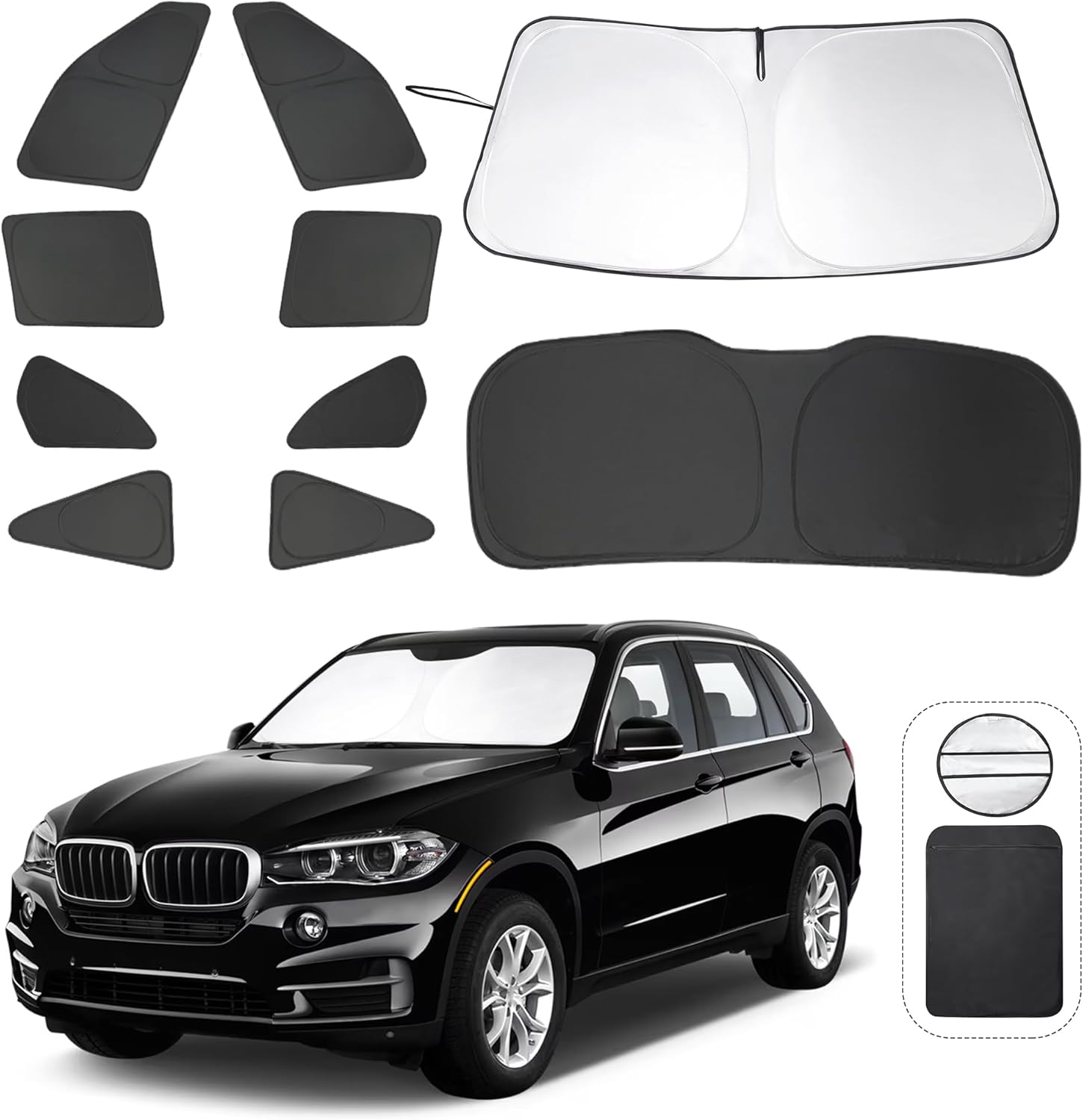 10PCS Window Shades for X5 2014-2018 for BMW Accessories