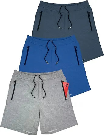 Liberty Imports 3 Pack Mens Sweat Shorts for Active Lifestyle