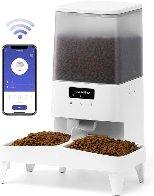 FUKUMARU WiFi Pet Feeder - 10 Daily Meals!