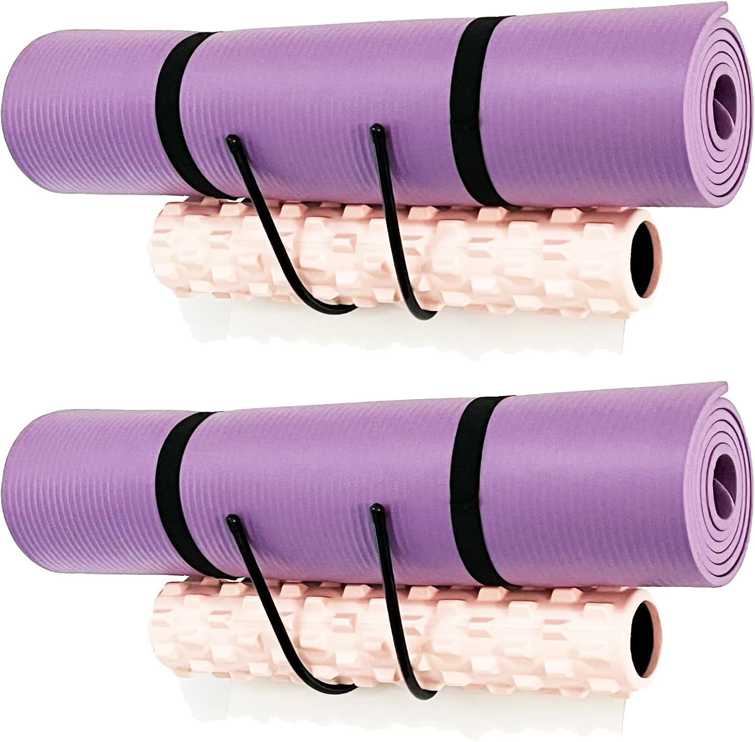 AUXPhome Wall Mount Yoga Mat Holder - Organize with Ease!