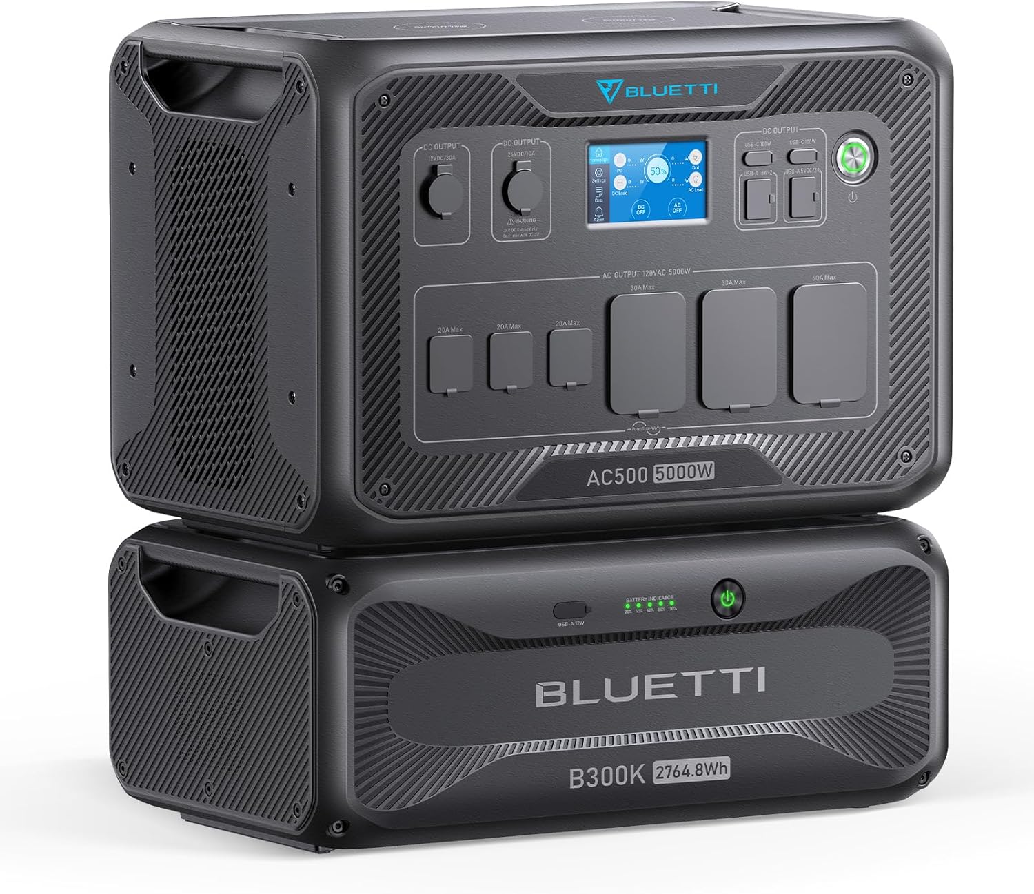 BLUETTI Solar Generator Bundle: Power Your Home with 10KW Peak Output