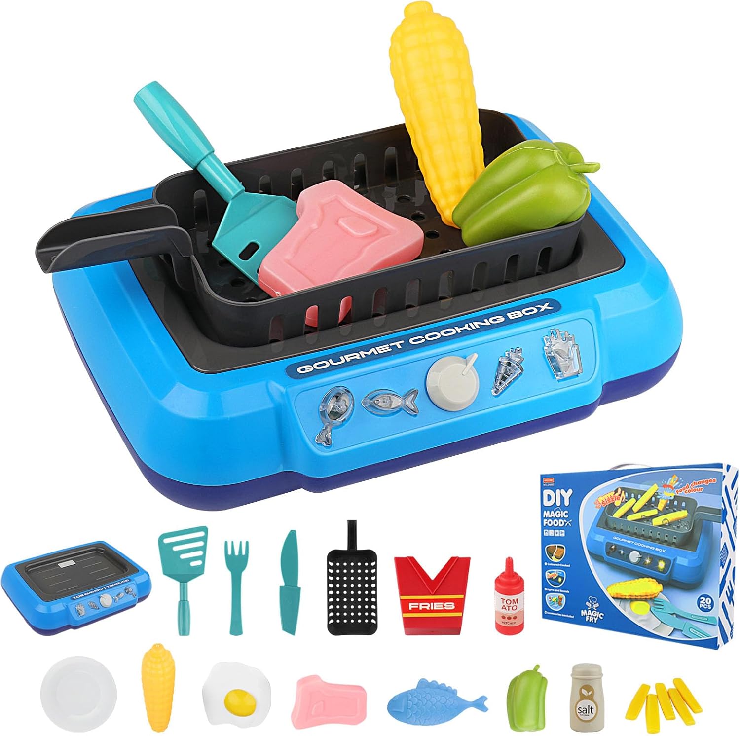 Color Changing Cooking Grill Set for Kids