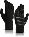 TRENDOUX Winter Gloves for Men Women - Touchscreen Warm Knit Gloves