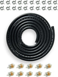 YAMAKATO 1/4 Fuel Hose Line SAE J30R7 - 30ft NBR Reinforced
