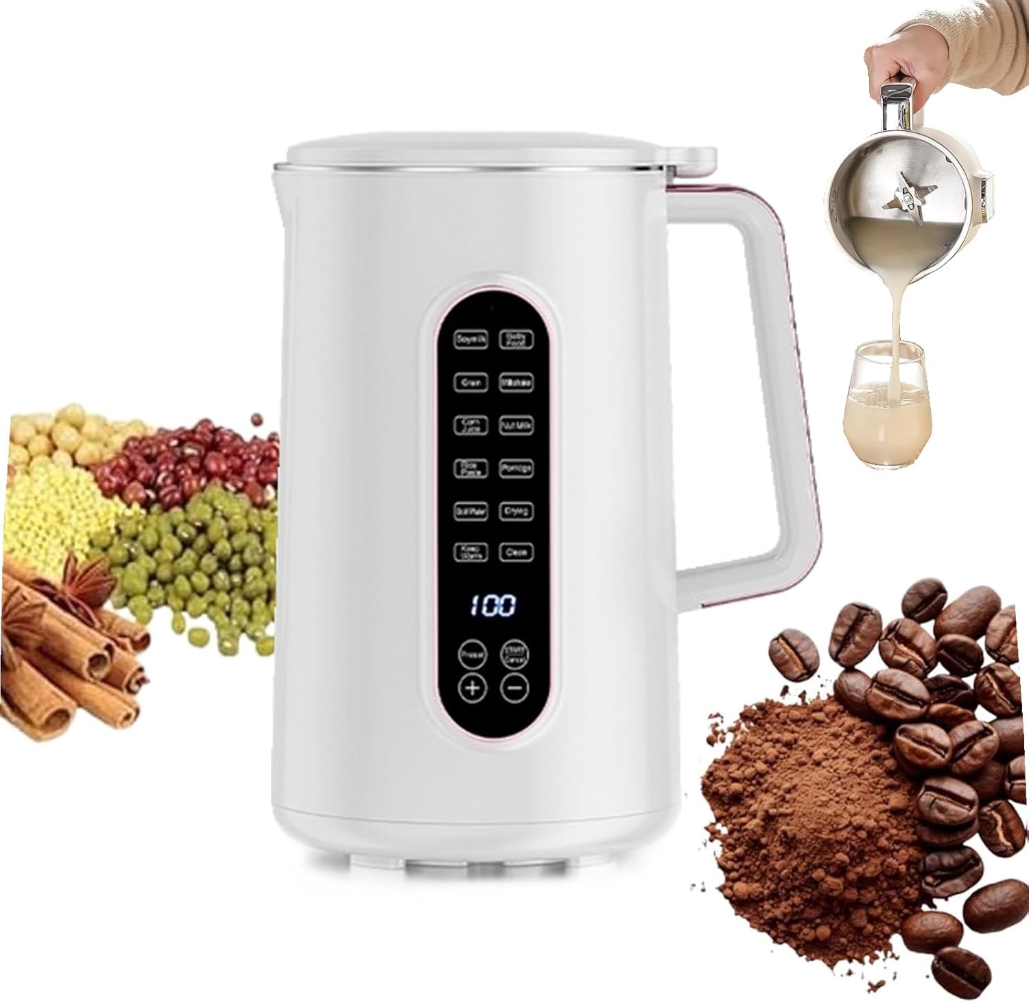 Automatic No-Strain Nut Milk Maker - Homemade Bliss
