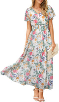 Elegant Simplee Women's Floral Maxi Dress Perfect for Weddings